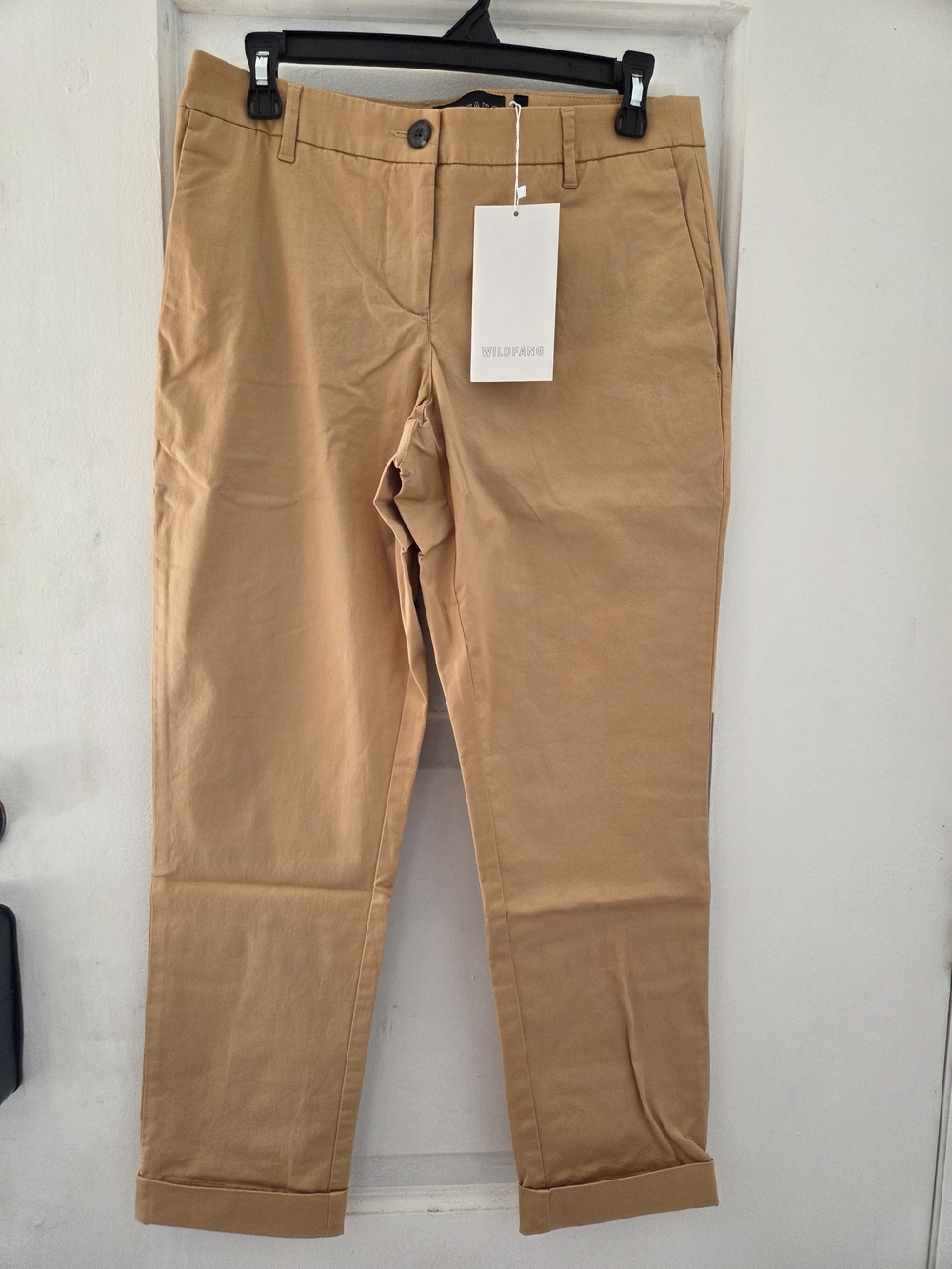 Wildfang Camel Chino Pants – Size 4 Gender Neutral Androgynous